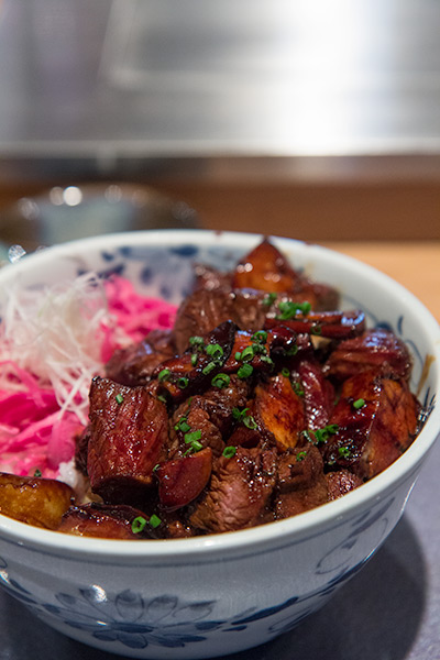 Wagyu Donburi Beef Bowl at the Fat Cow