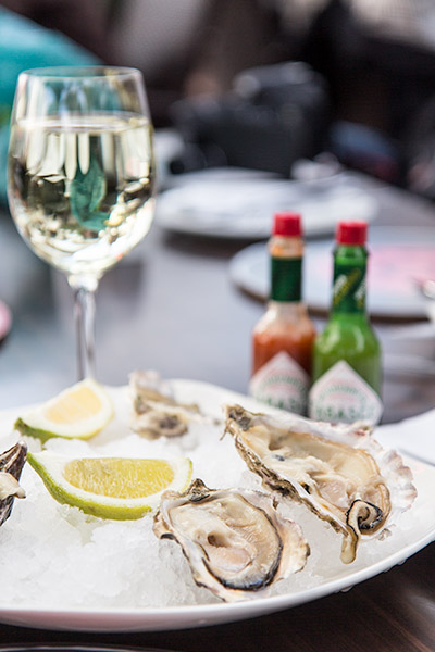 Cape Town V&A Waterfront Greek Fisherman Oysters and Wine