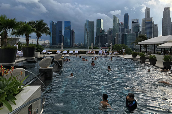 Ocean Grand Room Mandarin Oriental Singapore Swimming Pool