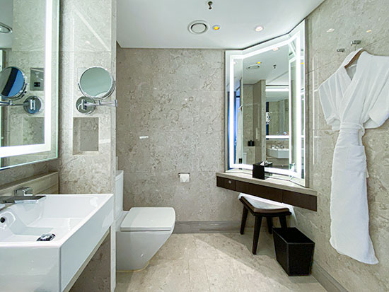 Singapore Marriott Tang Plaza Hotel Toilet